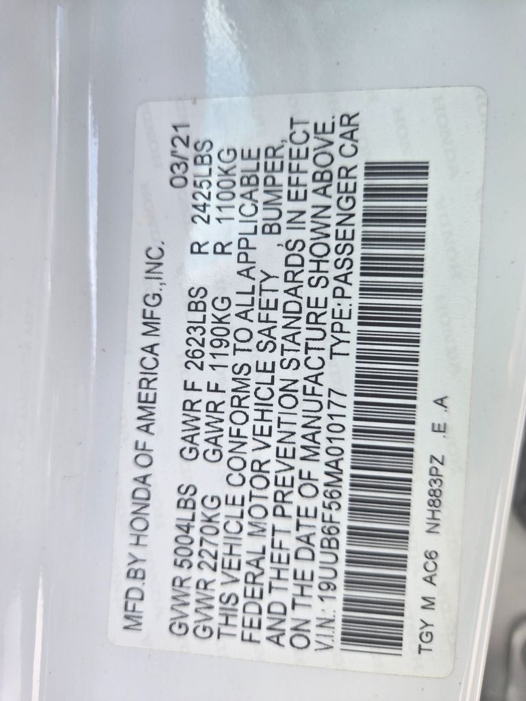 2021 Acura TLX A-Spec Package SH-AWD