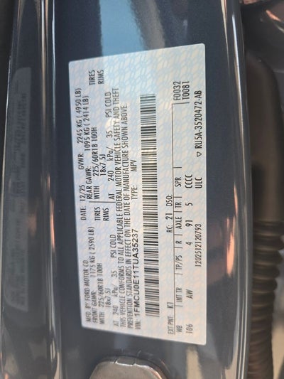 2026 Ford Escape Plug-In Hybrid Plug-in Hybrid