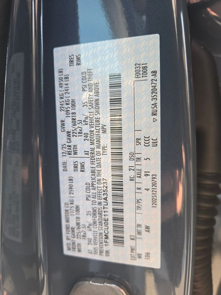 2026 Ford Escape Plug-In Hybrid Plug-in Hybrid