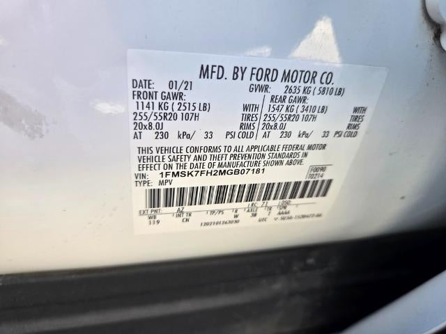 2021 Ford Explorer Limited