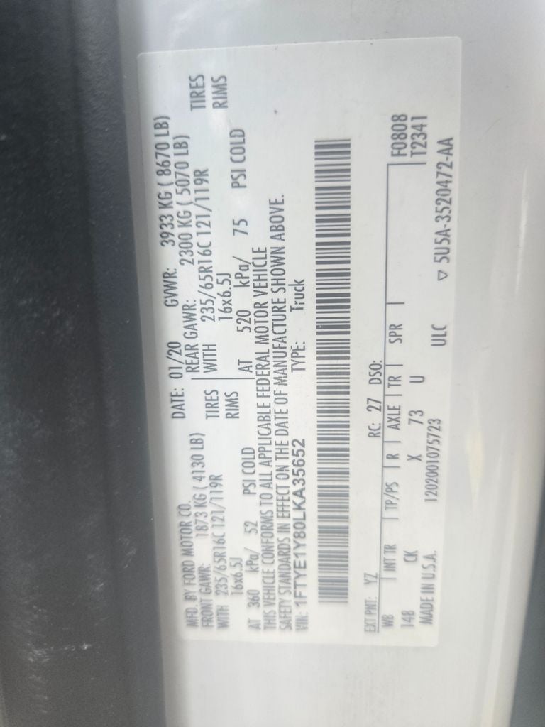 2020 Ford Transit-150 Base