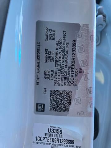 2024 Chevrolet Colorado Trail Boss