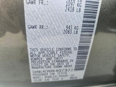 2023 Nissan Altima 2.5 SR