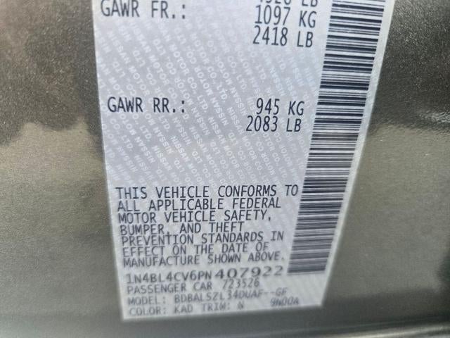 2023 Nissan Altima 2.5 SR