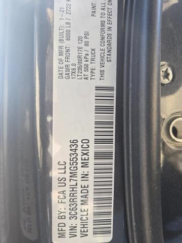 2021 RAM 3500 Big Horn