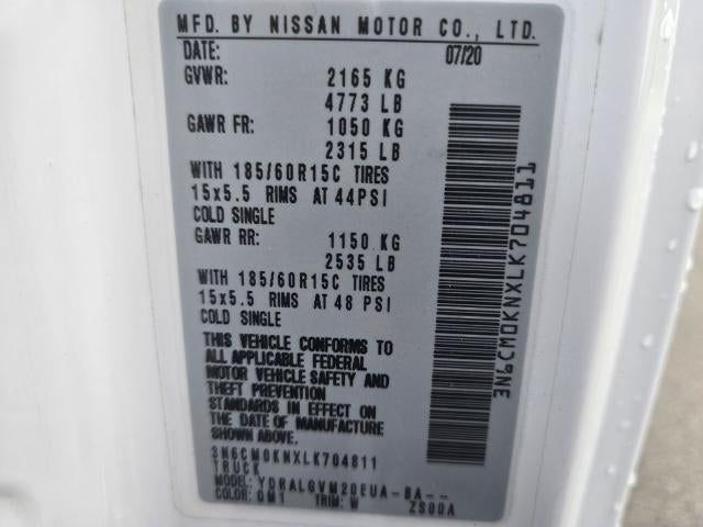 2020 Nissan NV200 SV
