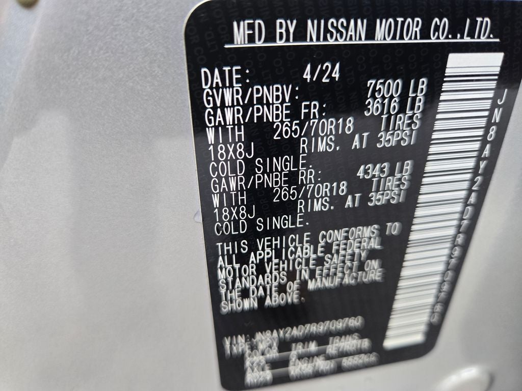 2024 Nissan Armada SV