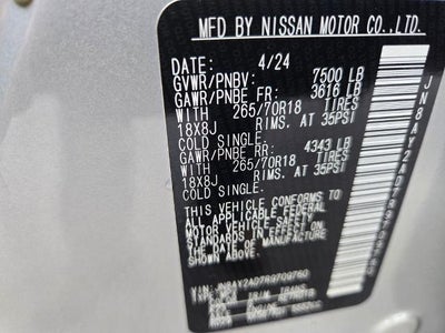 2024 Nissan Armada SV