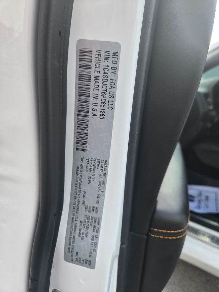 2023 Dodge Durango Orange Sport