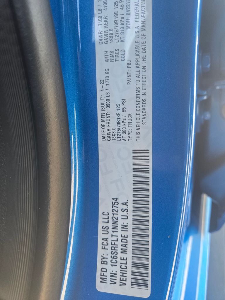 2022 RAM 1500 Rebel