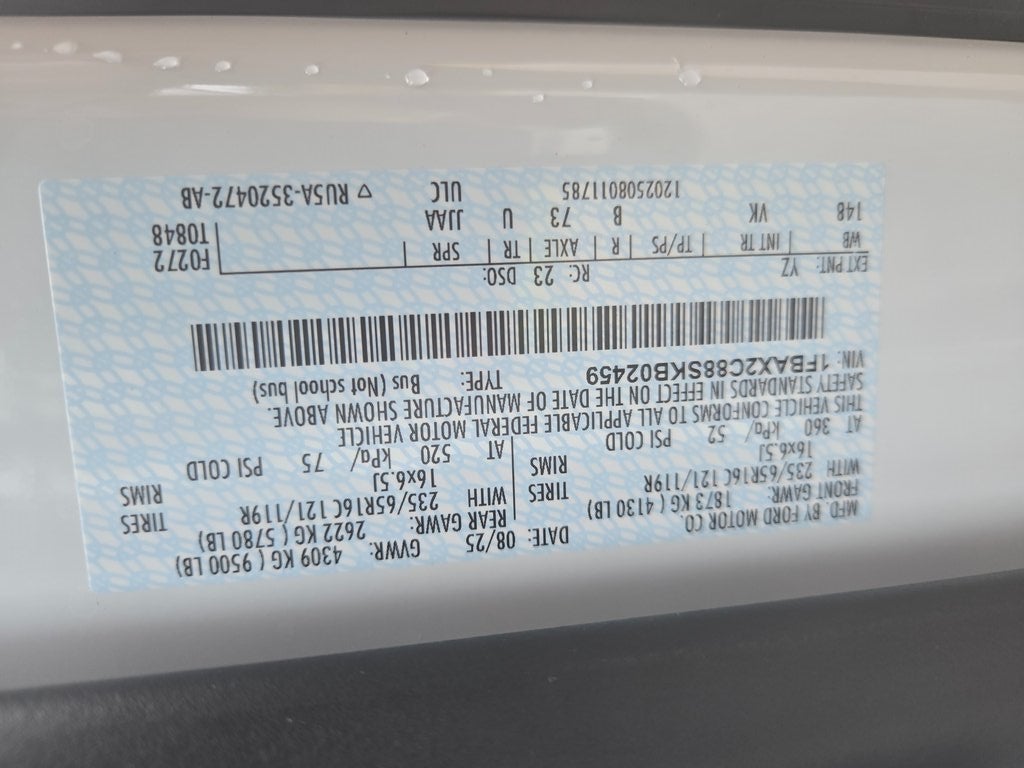 2025 Ford Transit-350 XL