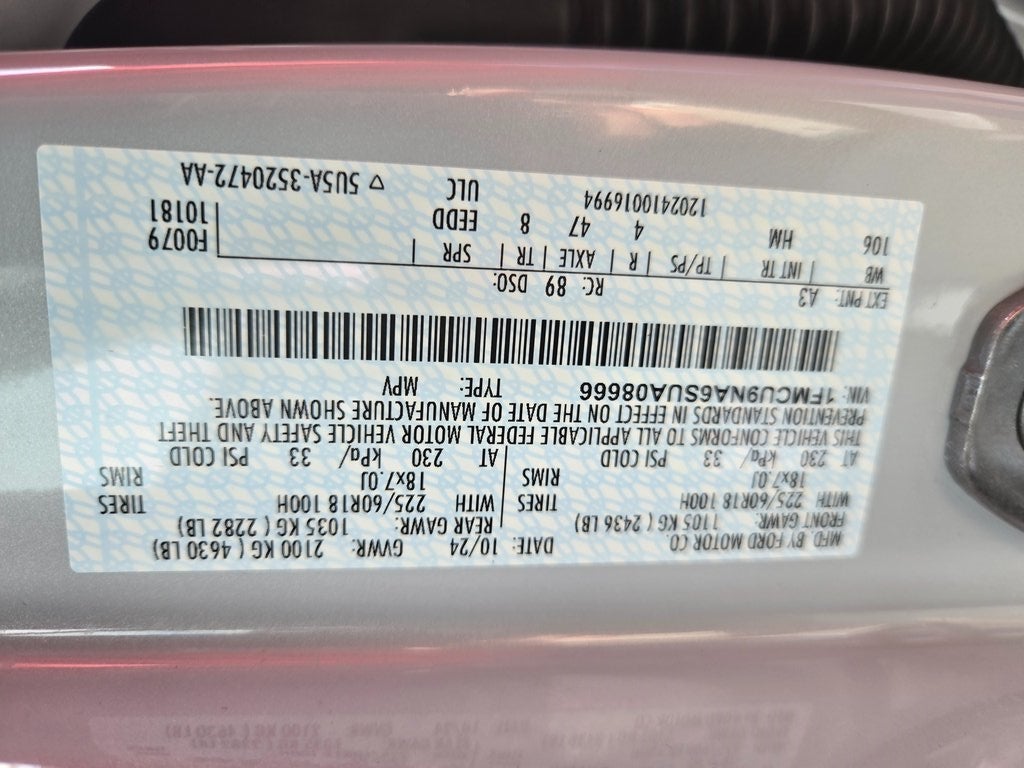 2025 Ford Escape ST-Line Select