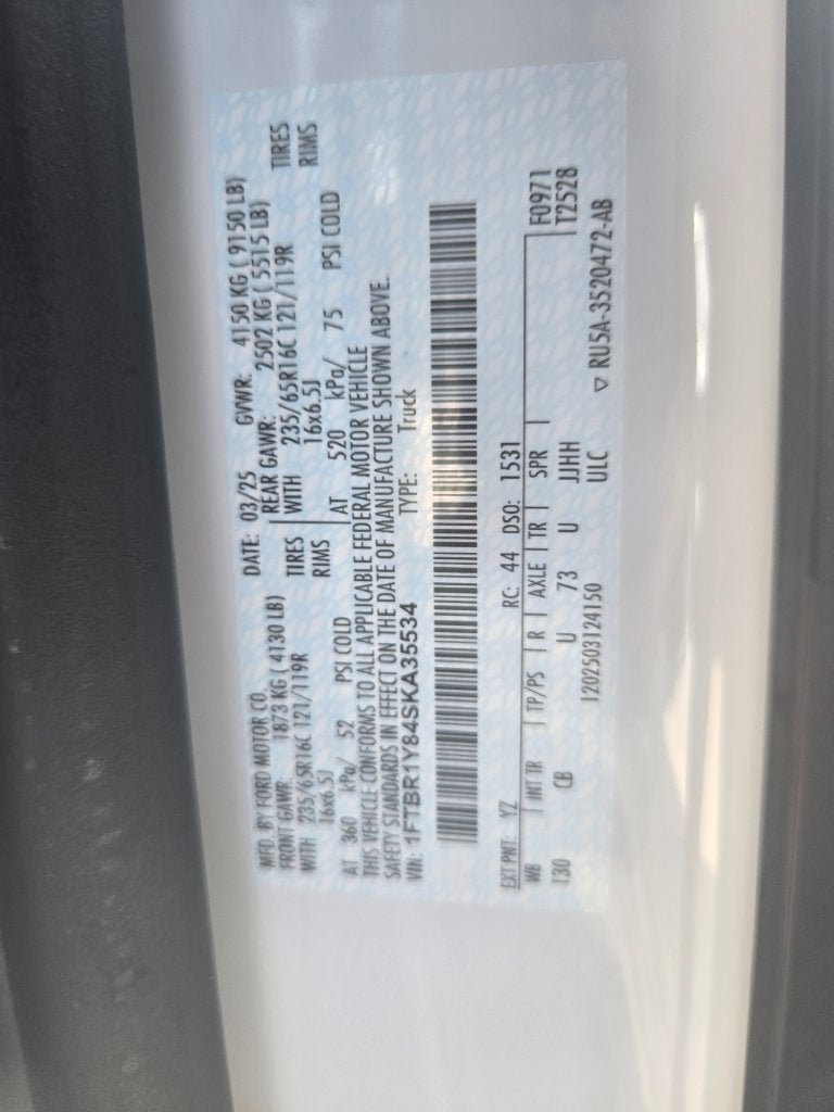 2025 Ford Transit-250 Base
