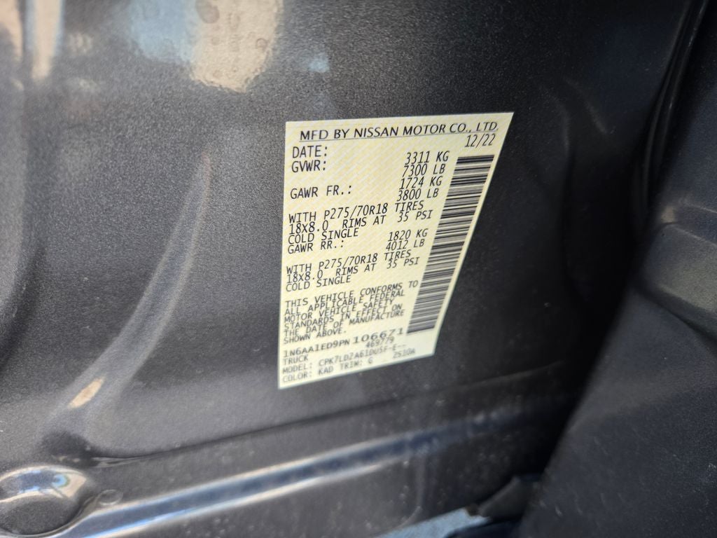 2023 Nissan Titan PRO-4X