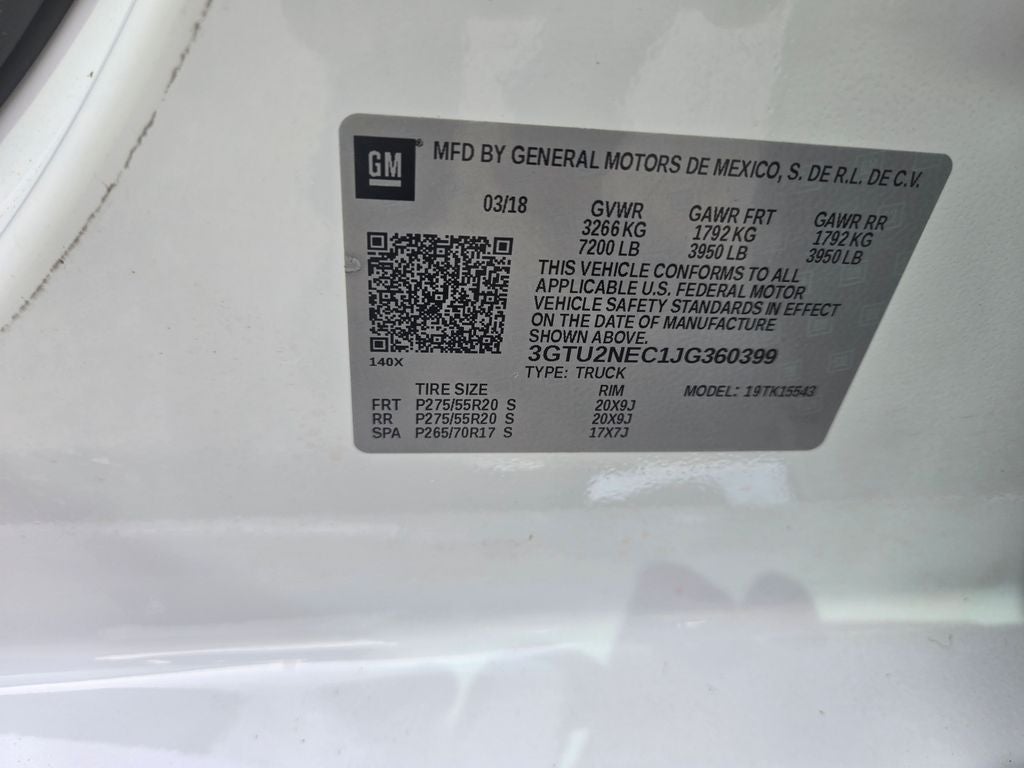 2018 GMC Sierra 1500 SLT