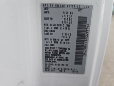 2021 Nissan NV200 SV