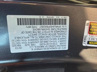 2023 Honda Odyssey Elite