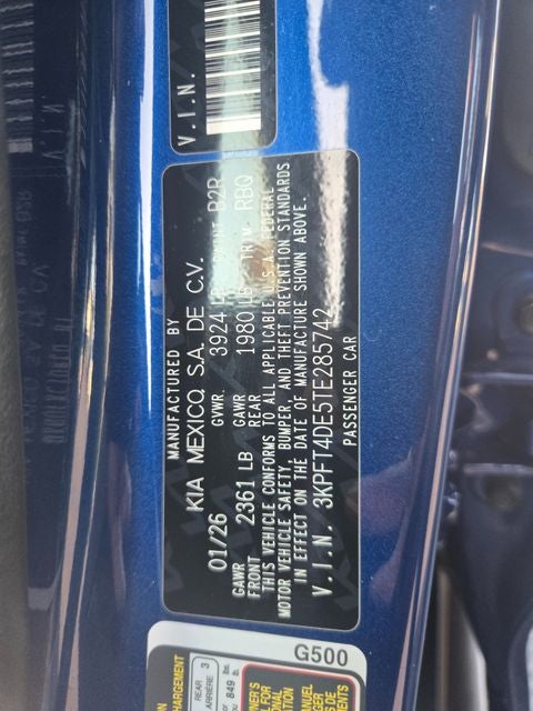 2026 Kia K4 LXS