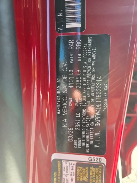 2026 Kia K4 GT-Line