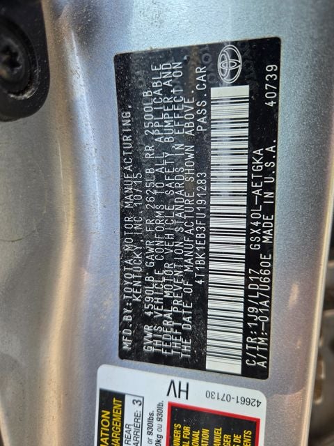 2015 Toyota Avalon XLE