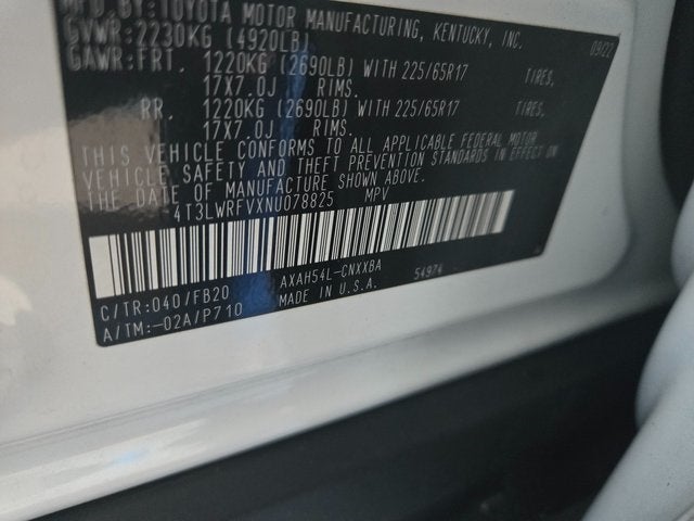 2022 Toyota RAV4 Hybrid LE