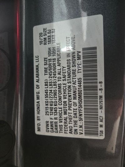 2021 Honda Pilot EX-L