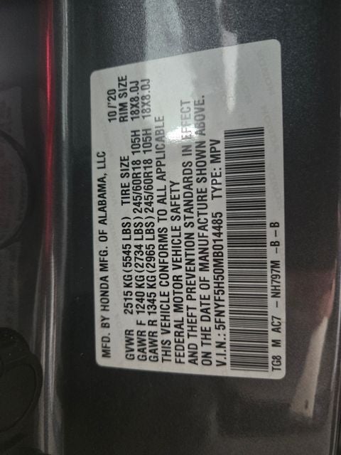 2021 Honda Pilot EX-L