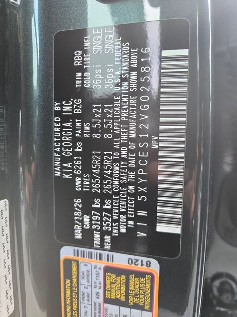 2027 Kia Telluride X-Line EX