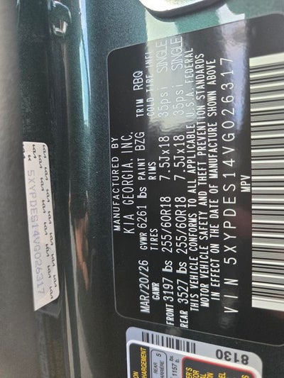 2027 Kia Telluride X-Pro SX