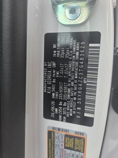 2026 Kia Sorento LX