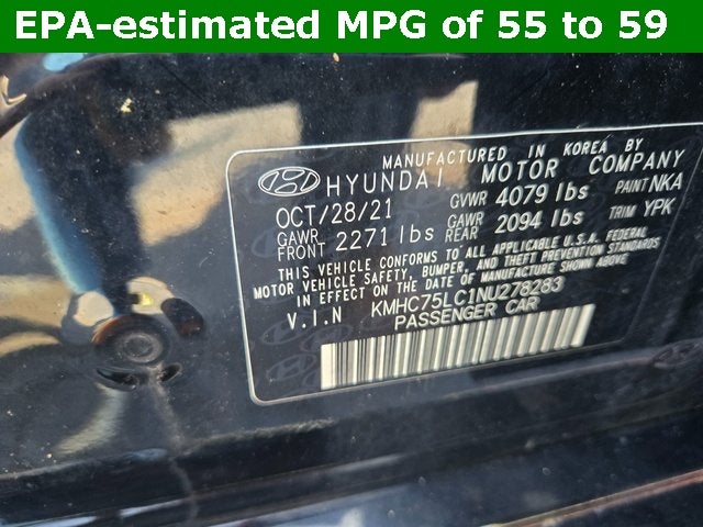 2022 Hyundai Ioniq Hybrid SE