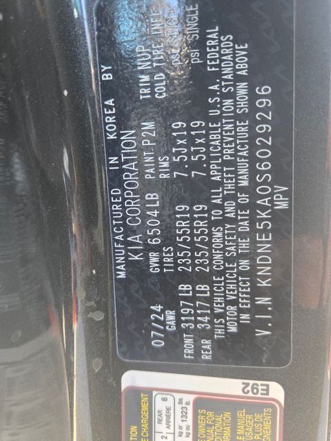 2025 Kia Carnival Hybrid SX