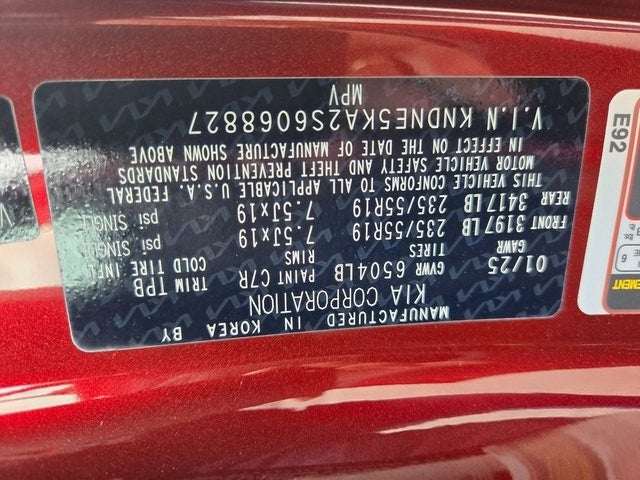 2025 Kia Carnival Hybrid SX