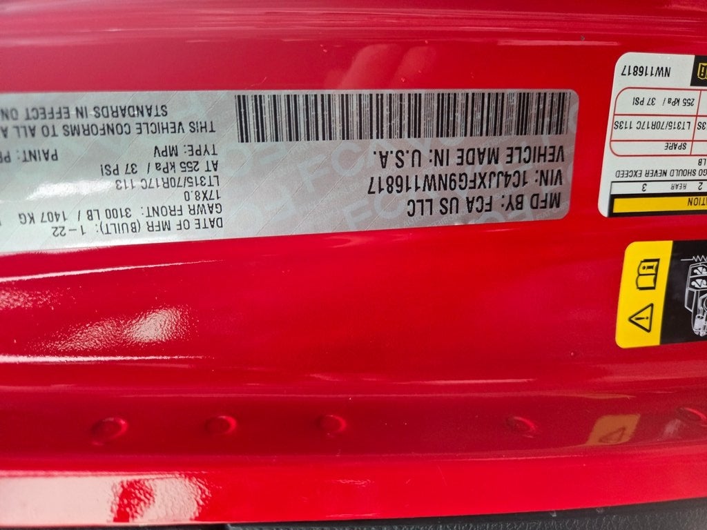 2022 Jeep Wrangler Unlimited Rubicon