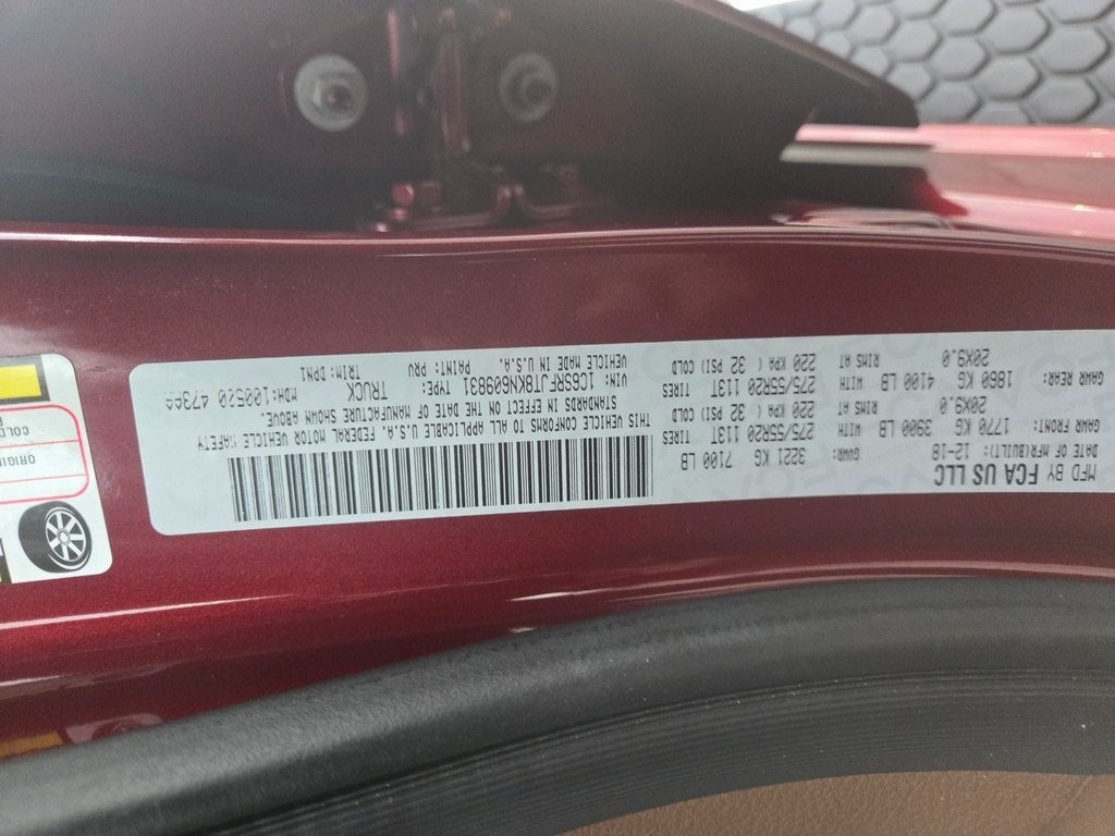 2019 RAM 1500 Laramie