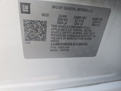 2018 Cadillac CT6 3.6L Luxury