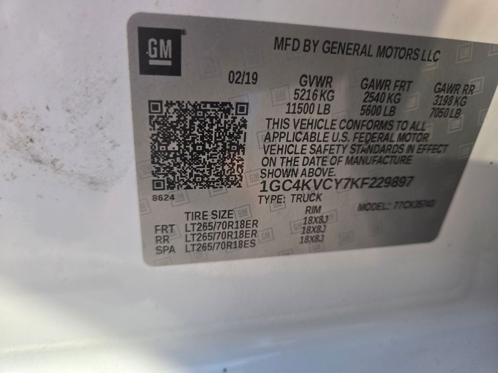 2019 Chevrolet Silverado 3500HD Work Truck