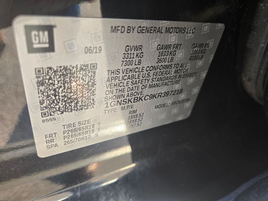 2019 Chevrolet Tahoe LT