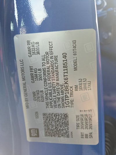 2026 GMC Canyon Elevation