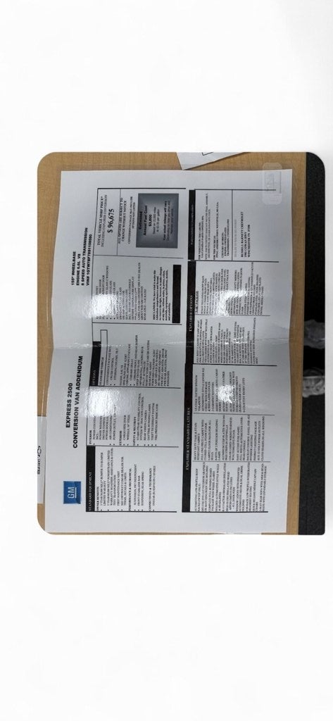 2025 GMC Savana 2500 Work Van