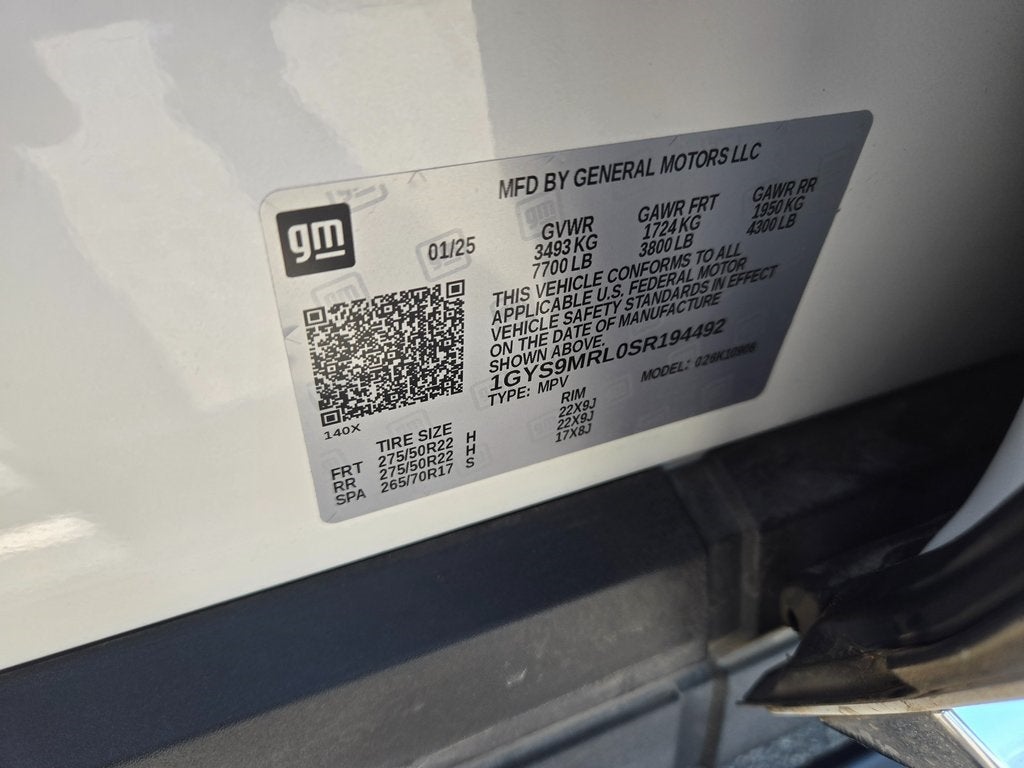 2025 Cadillac Escalade ESV Premium Luxury Platinum