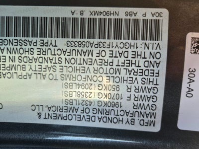 2023 Honda Accord EX