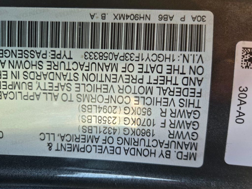 2023 Honda Accord EX