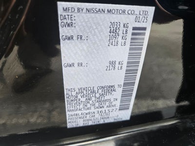 2025 Nissan Altima 2.5 SR
