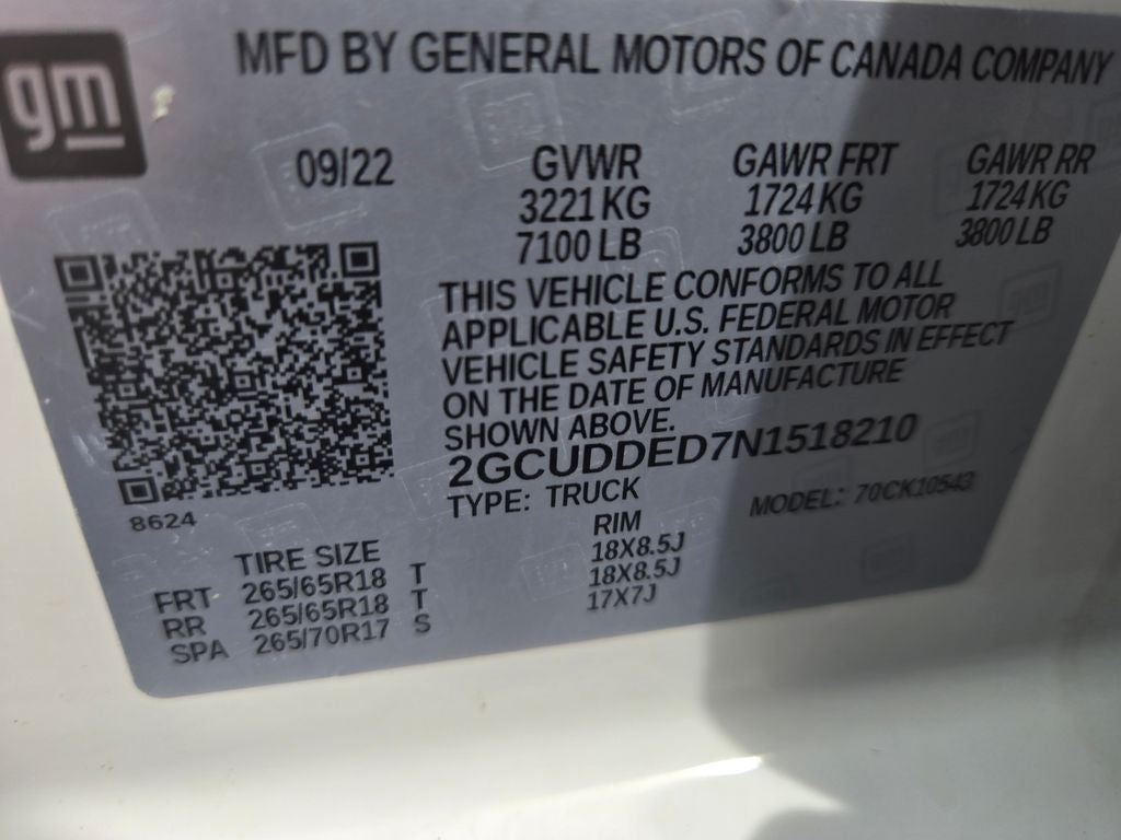 2022 Chevrolet Silverado 1500 LT LT1