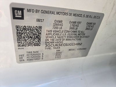 2018 Chevrolet Silverado 1500 LTZ 2LZ