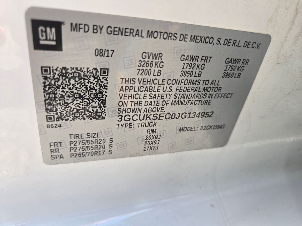 2018 Chevrolet Silverado 1500 LTZ 2LZ