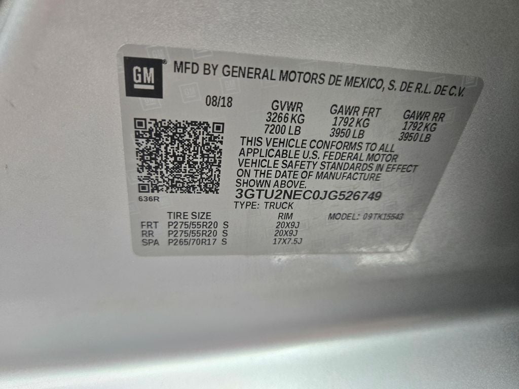 2018 GMC Sierra 1500 SLT