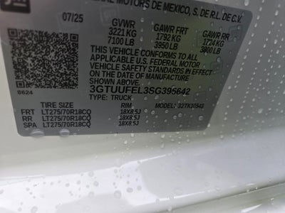 2025 GMC Sierra 1500 AT4X