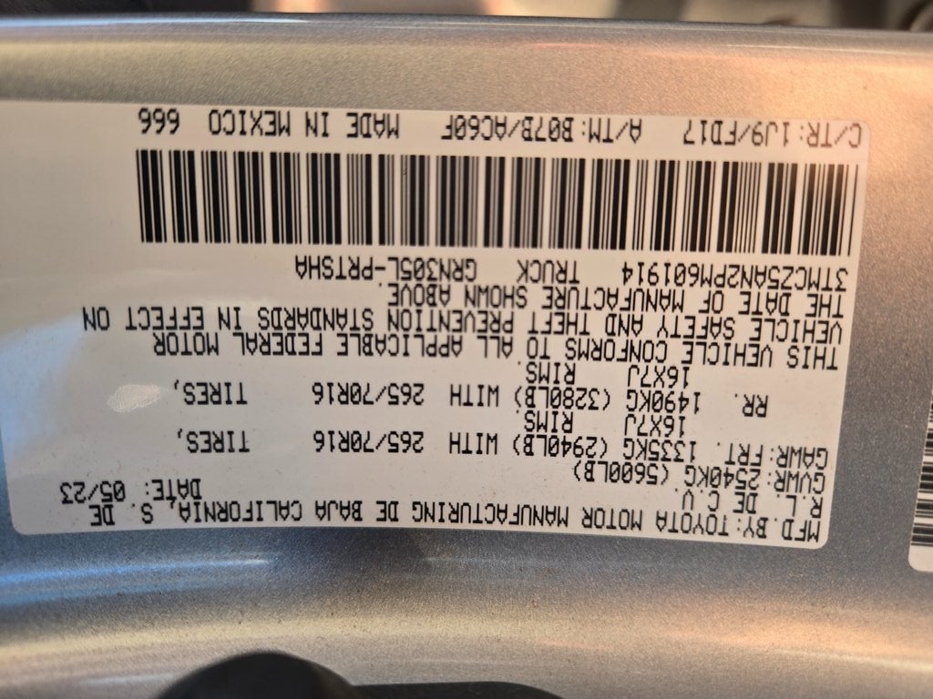 2023 Toyota Tacoma TRD Off-Road V6